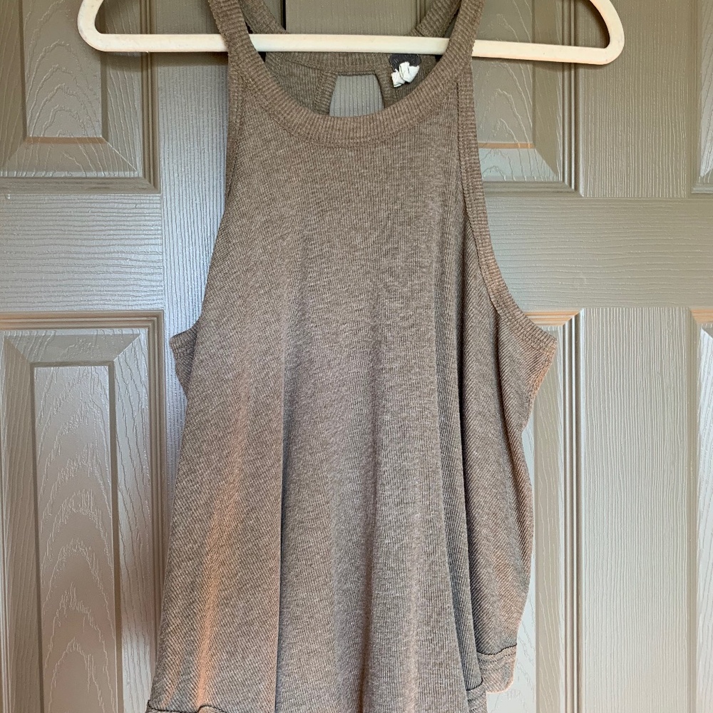 Green Free People Tank